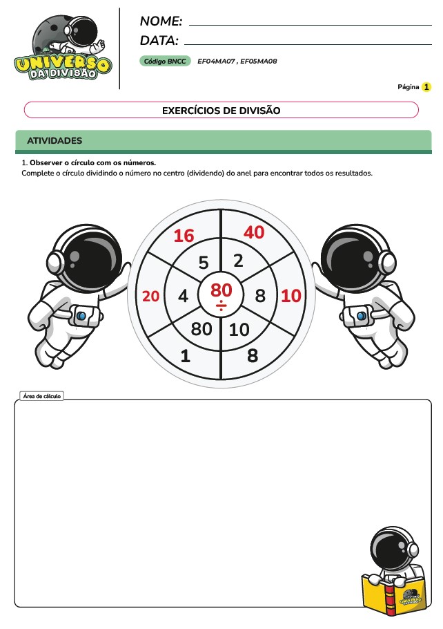 Atividades de Divisão