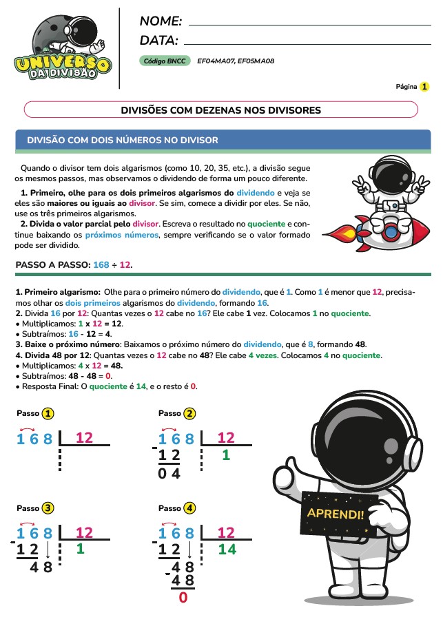 Atividades de Divisão